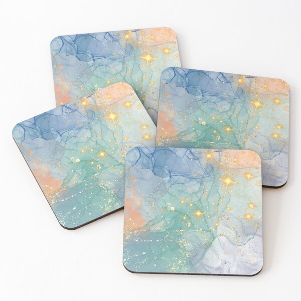 Item preview, Aqua Liquid Paint Marble 13 designed and sold by MysticMarble.