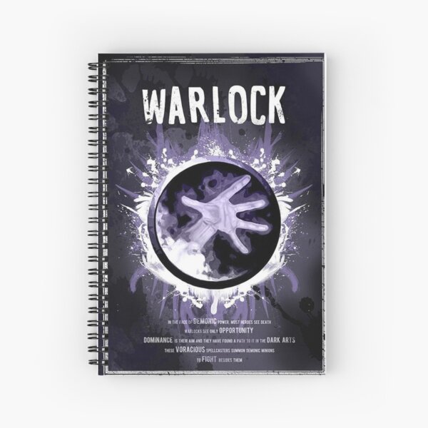 Warlock Spiral Notebook