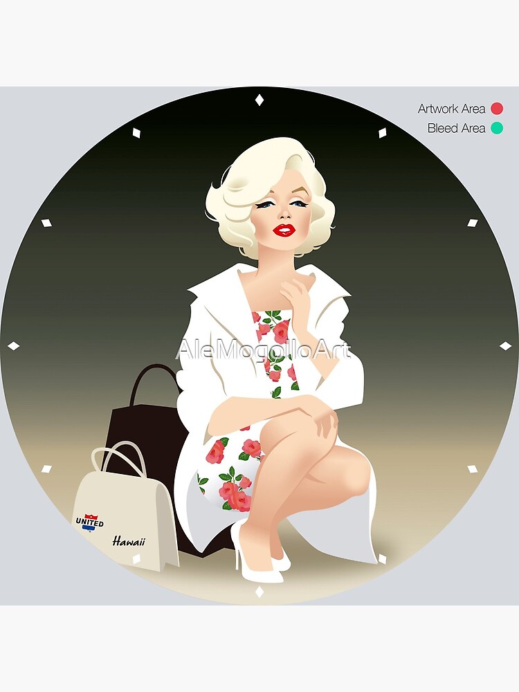 Marilyn white coat by AleMogolloArt