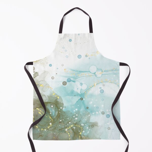 Item preview, Aqua Liquid Paint Marble 15 designed and sold by MysticMarble.