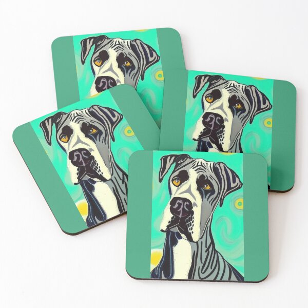 Item preview, Vincent van Dog (#11) Van Gogh dog [Create a set!] designed and sold by SolidEarthArt.