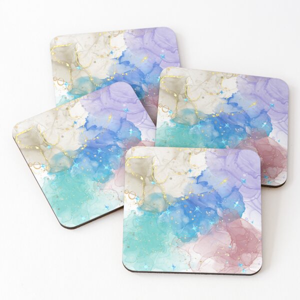 Item preview, Aqua Liquid Paint Marble 17 designed and sold by MysticMarble.