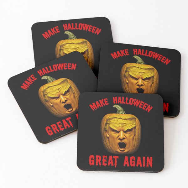 Item preview, Make Halloween Great Again – Funny Donald Trump Pumpkin Halloween Quote designed and sold by MadeByRobots.