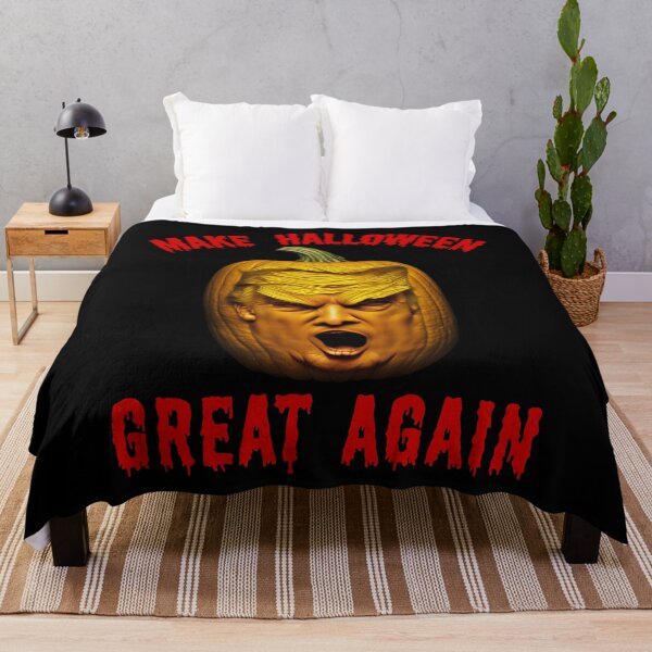 Item preview, Make Halloween Great Again – Funny Donald Trump Pumpkin Halloween Quote designed and sold by MadeByRobots.