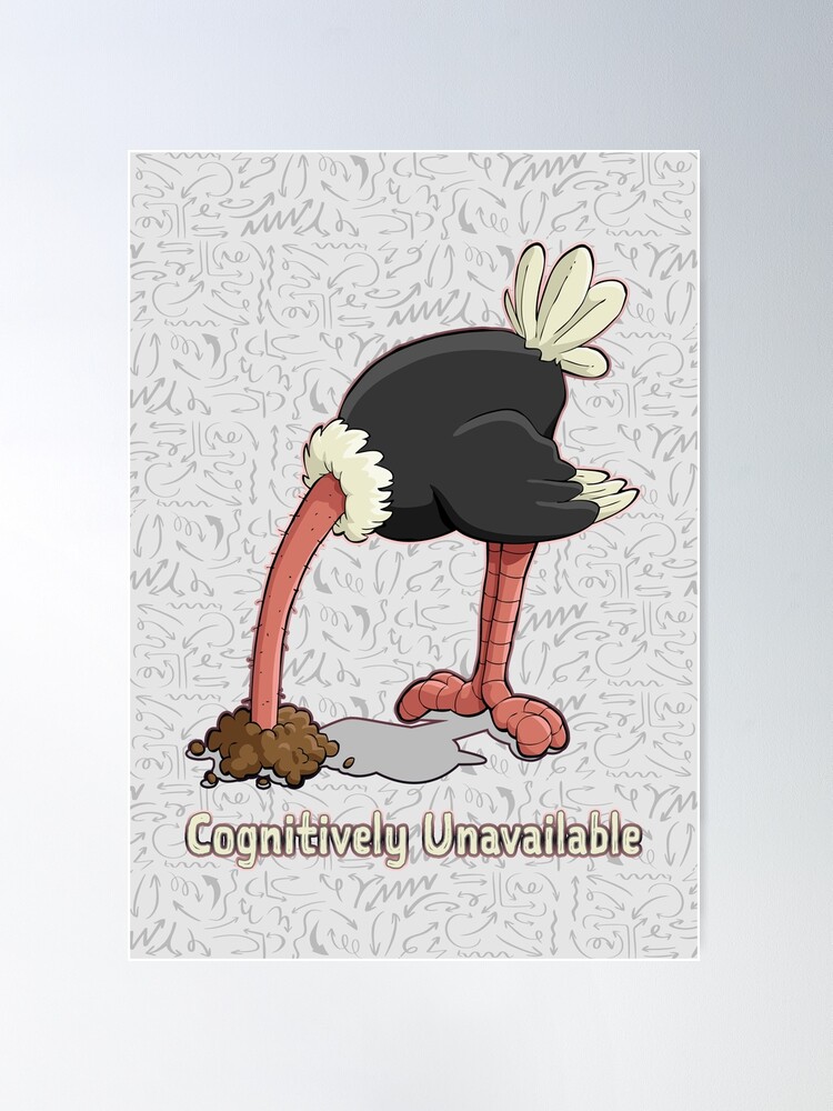 Alternate view of Cognitively Unavailable. Poster