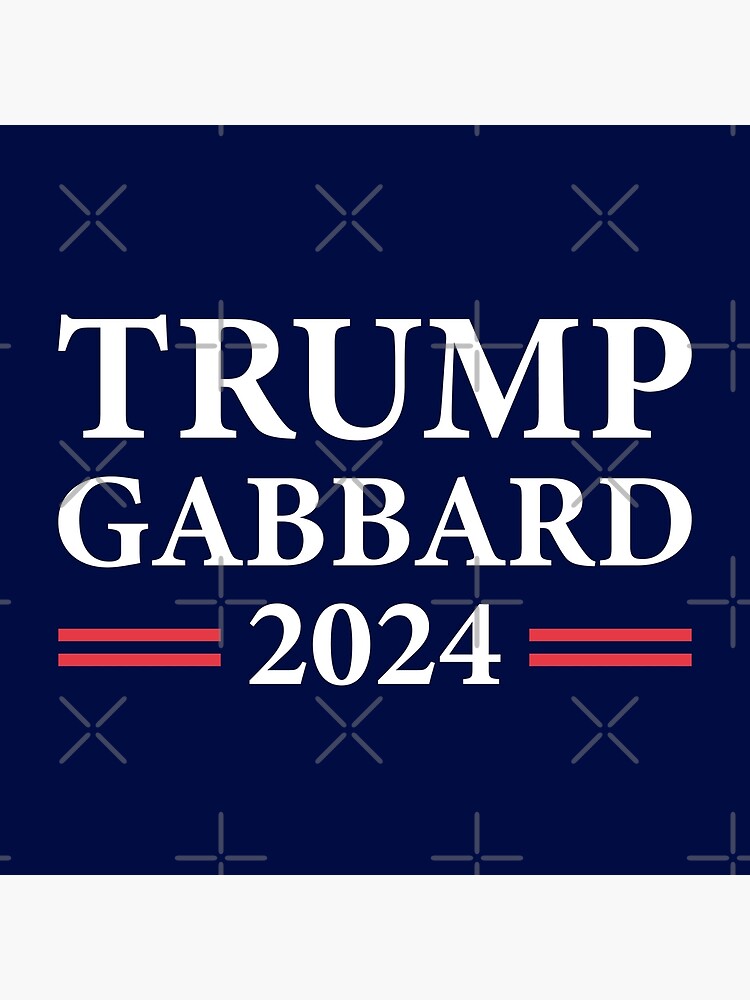 "President Donald Trump VP Tulsi Gabbard 2024" Photographic Print for