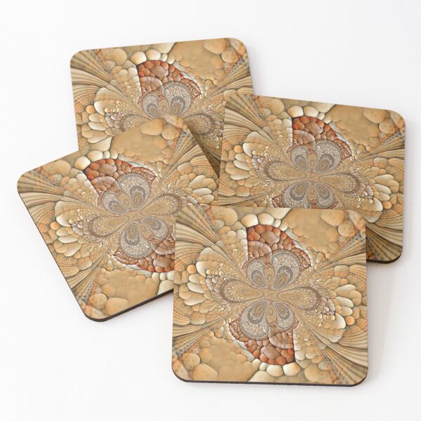 Item preview,  cartoon doodle in beige and brown colours from beach pebbles designed and sold by mister-john.