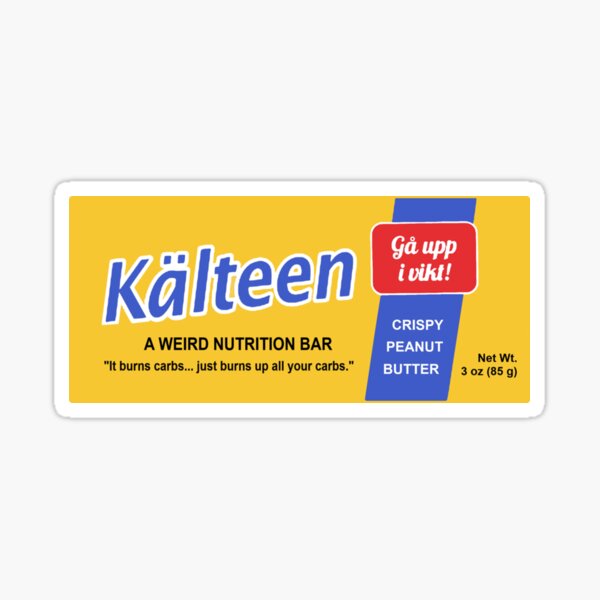 "KalteenBar" Sticker for Sale by Asord65tw Redbubble