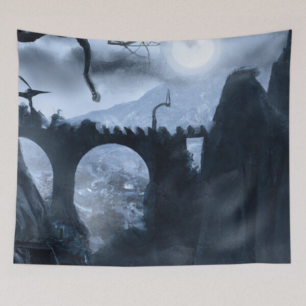 Item preview, Misty Mountain Bridge - Magical Realm - The Way Across designed and sold by GWTF-Designs.