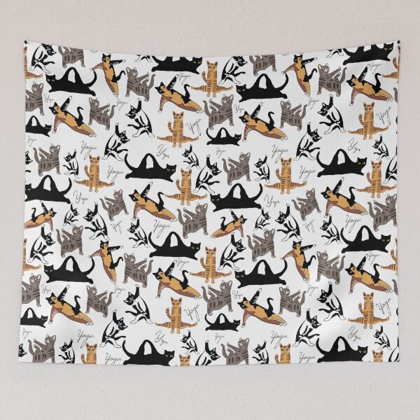 Item preview, Cat yoga designed and sold by grow gently studio.