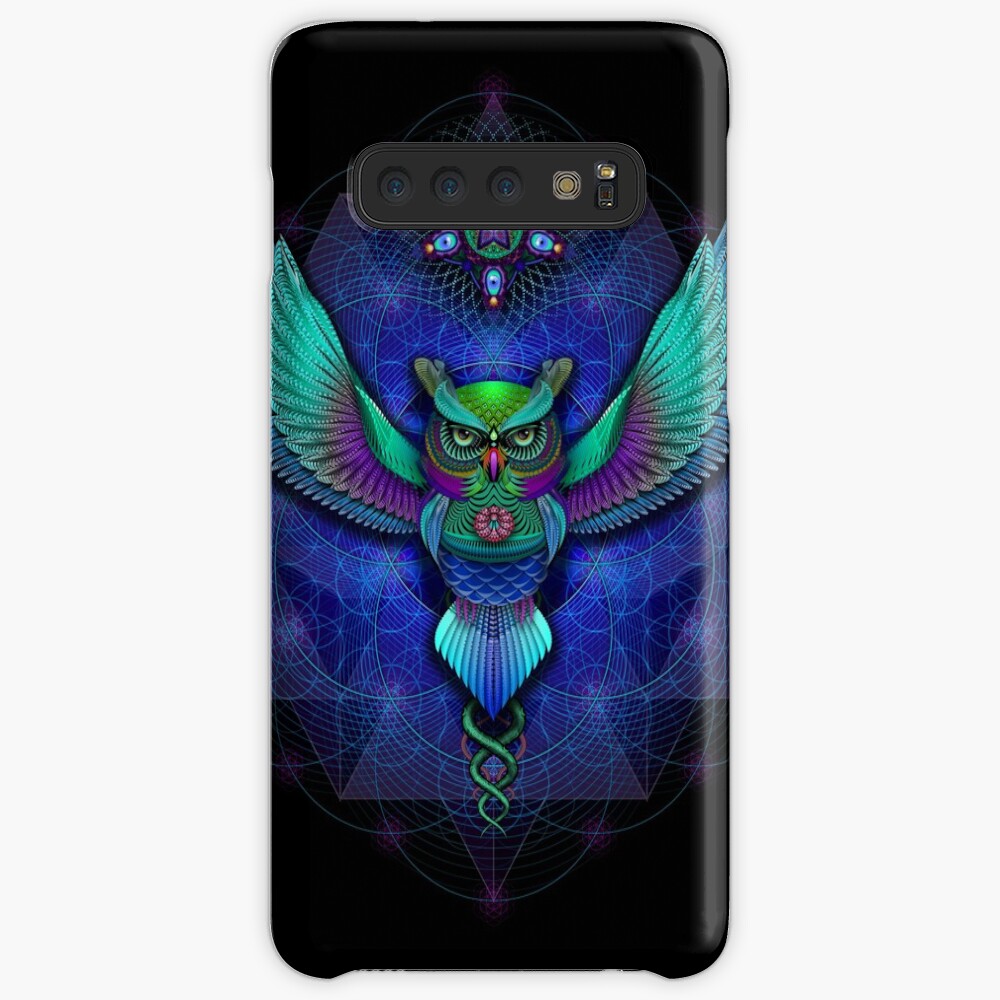 Sacred Geometry Owl Case & Skin for Samsung Galaxy