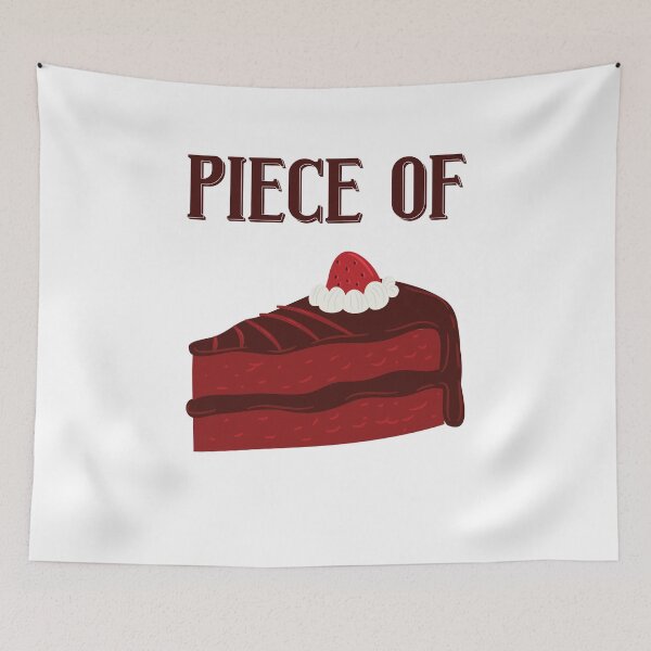 Item preview, Piece of cake design designed and sold by RockBeeDesigns.