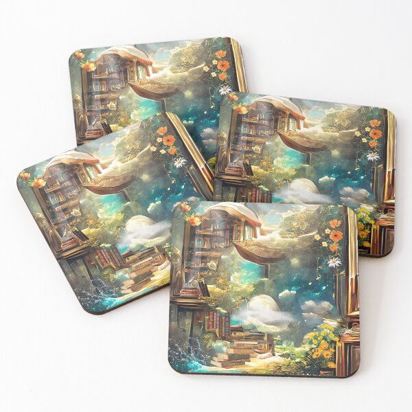 Item preview, Library in Ocean| National library week | literacy week designed and sold by PsychicLove.