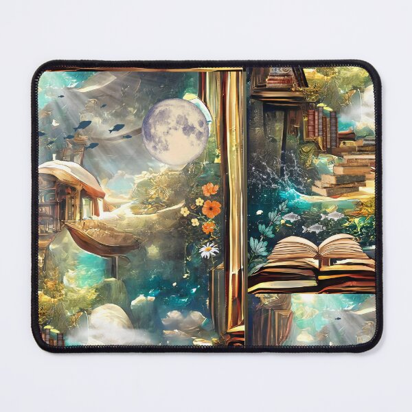 Item preview, Library in Ocean| National library week | literacy week designed and sold by PsychicLove.