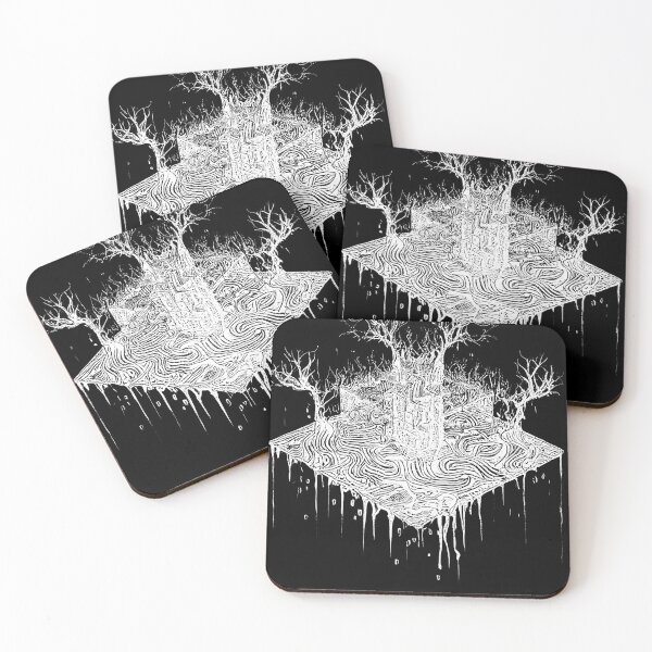 Item preview, Tree of Life intricate ink dripping Zen maze designed and sold by ArtificialEye.