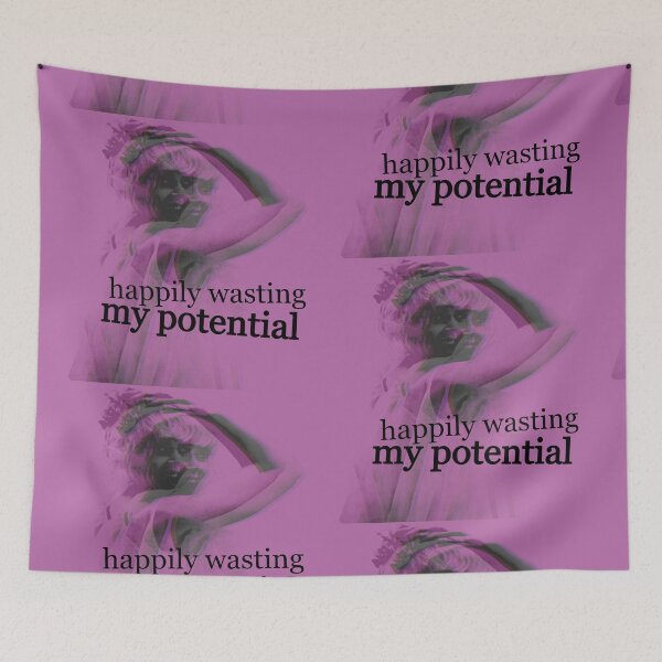 Item preview, happily wasting my potential designed and sold by weirdove.