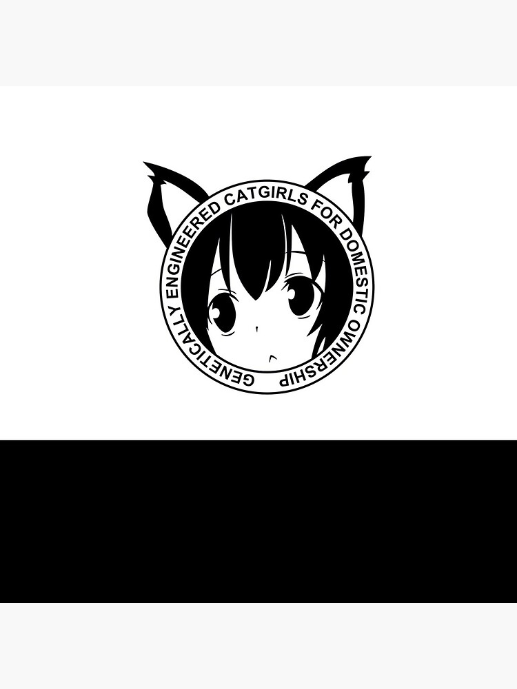 Genetically-Engineered-Catgirls-for-Domestic-Ownership!-(Black)-Mask |  Poster