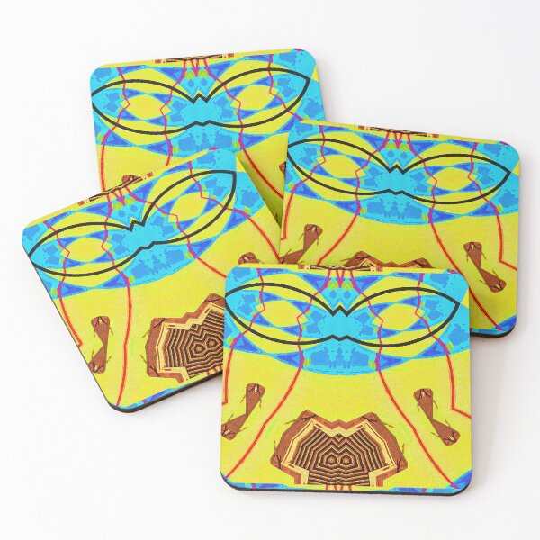 Item preview, ARUBA FLAG INSPIRING - ORANJESTAD ABSTRACT GEOMETRIC ARCHITECTURE PAINTING  -  ARUBA ONE HAPPY ISLAND designed and sold by Ralek.