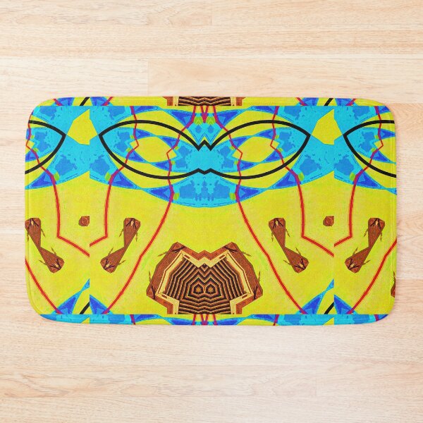 Item preview, ARUBA FLAG INSPIRING - ORANJESTAD ABSTRACT GEOMETRIC ARCHITECTURE PAINTING  -  ARUBA ONE HAPPY ISLAND designed and sold by Ralek.