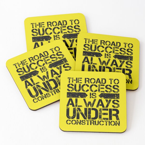 Item preview, The road to success motivational quote designed and sold by SweetLog.