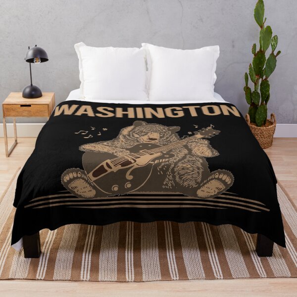 Item preview, Bear With Guitar Washington designed and sold by BloodMoneyTwit.