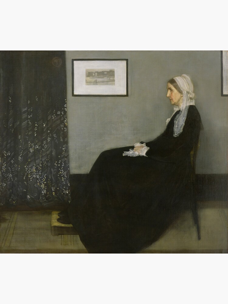 Whistlers Mother Oil Painting by James McNeill Whistler by podartist