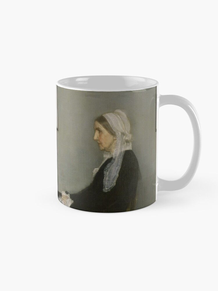 Alternate view of Whistlers Mother Oil Painting by James McNeill Whistler Mug