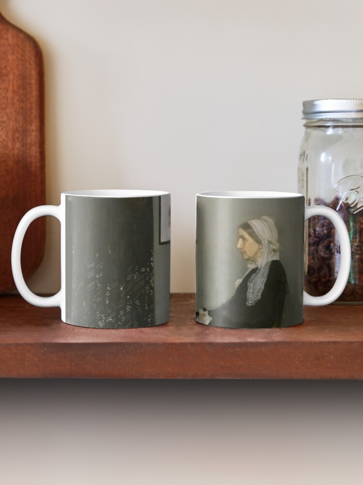 Alternate view of Whistlers Mother Oil Painting by James McNeill Whistler Mug
