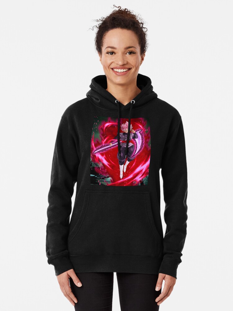 Rose goku 2024 black hoodie