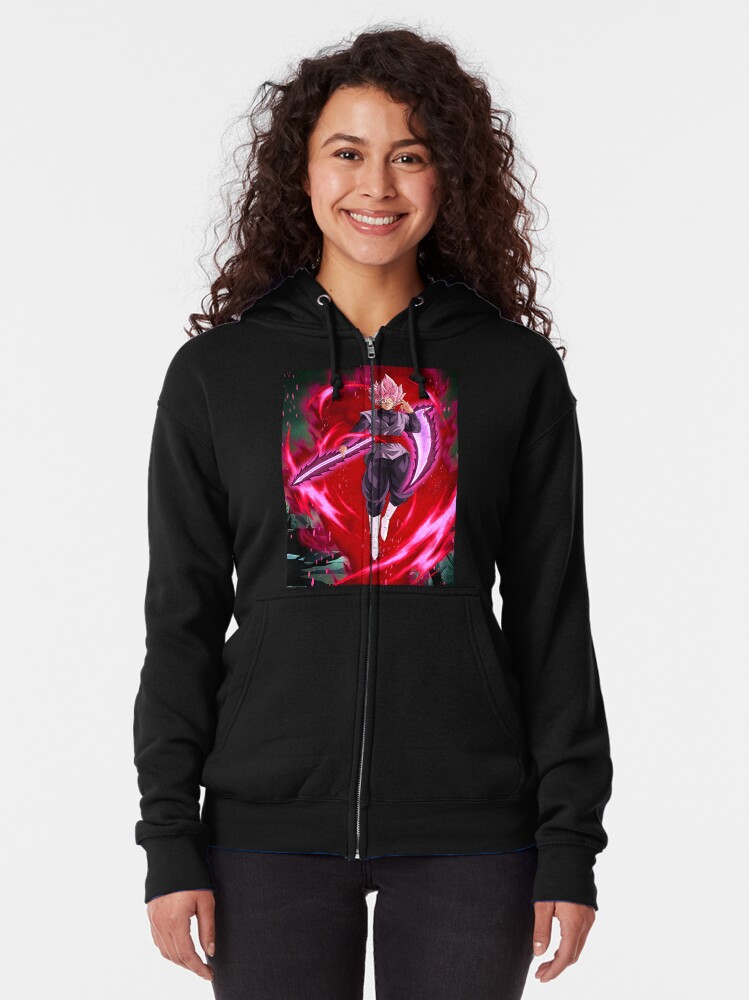 Rose goku outlet black hoodie