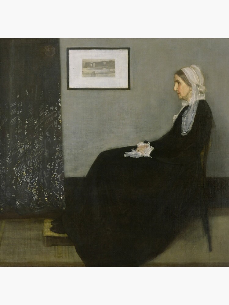 Whistlers Mother Oil Painting by James McNeill Whistler by podartist