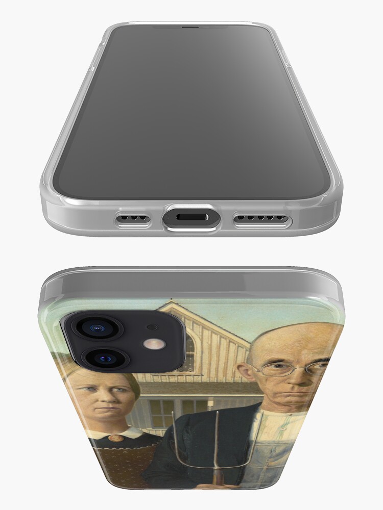 Alternate view of American Gothic Oil Painting by Grant Wood iPhone Case & Cover