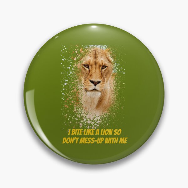 Item preview, I bite like a lion     designed and sold by DermotBurns.