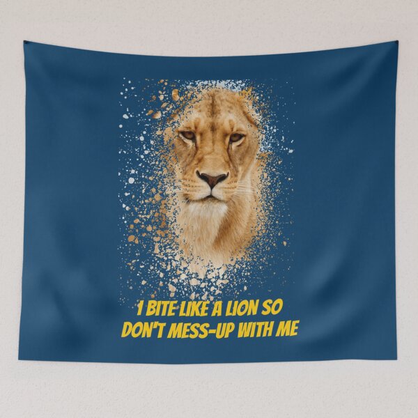 Item preview, I bite like a lion     designed and sold by DermotBurns.