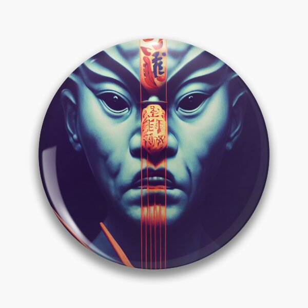 Item preview, AI art of "3d Ukiyi-e render of Musashi Miyamoto" Japanese Samurai designed and sold by ArtificialEye.