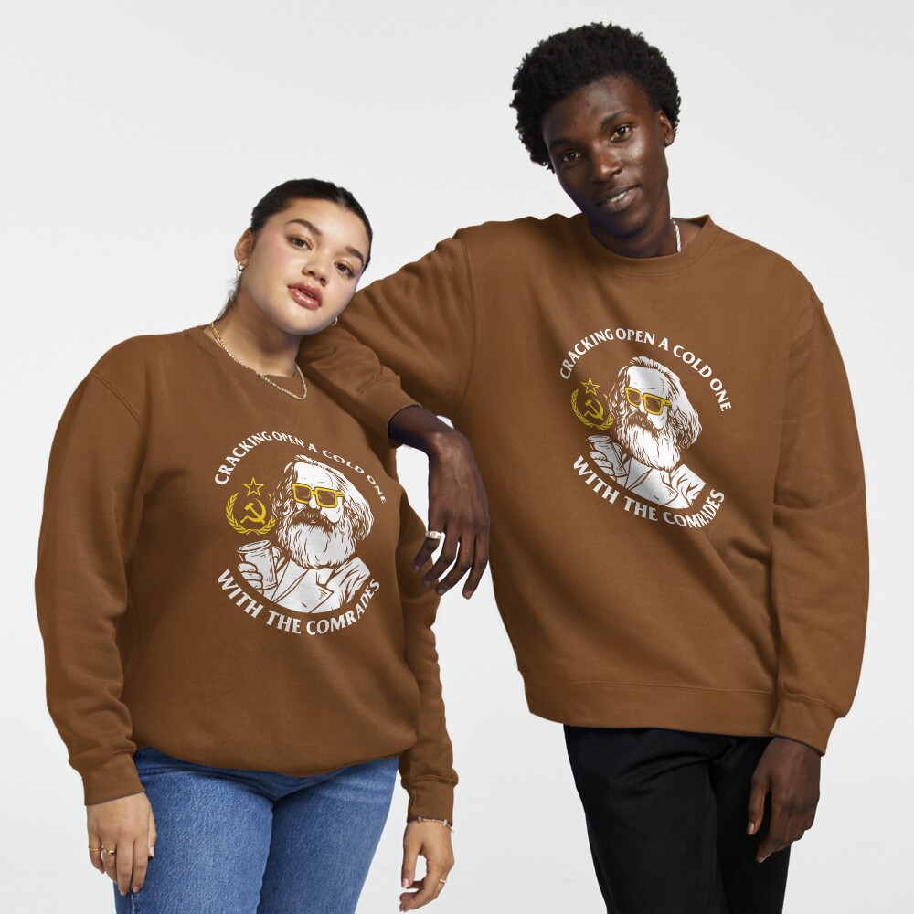 Vista previa del artículo con la obra «Sudadera sin capucha», diseñado y vendido por dumbshirts.