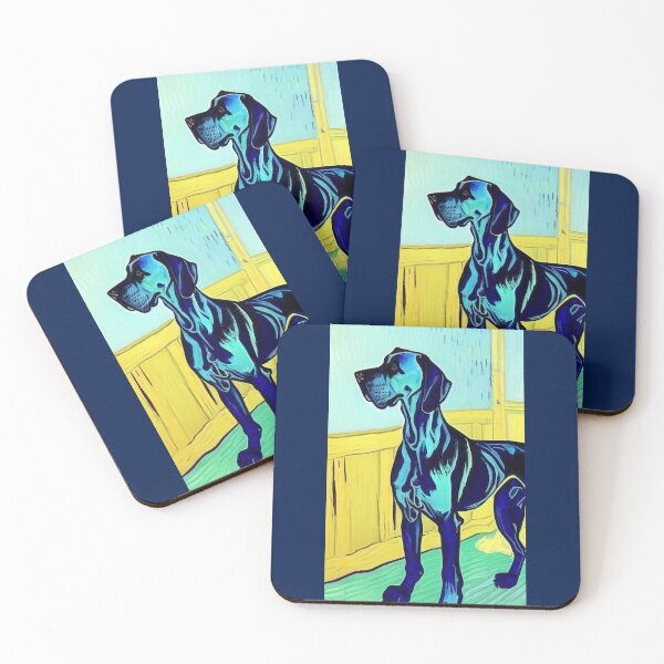 Item preview, Vincent van Dog (#19) Van Gogh dog [Create a set!] designed and sold by SolidEarthArt.
