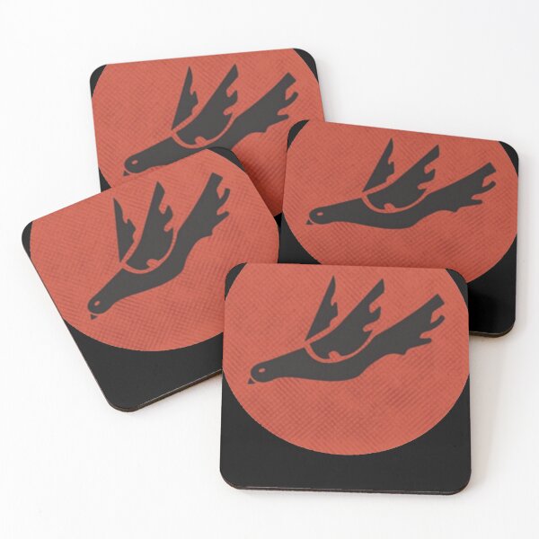 Item preview, Thursday band dove logo (orange circle) designed and sold by RAELYNN-xdz.