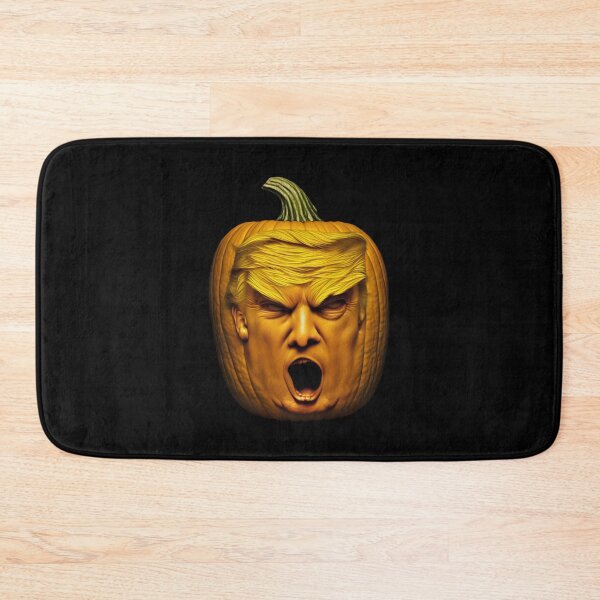 Item preview, Funny Donald Trump Pumpkin Halloween - Shouting Donald Trump Halloween Pumpkin designed and sold by MadeByRobots.