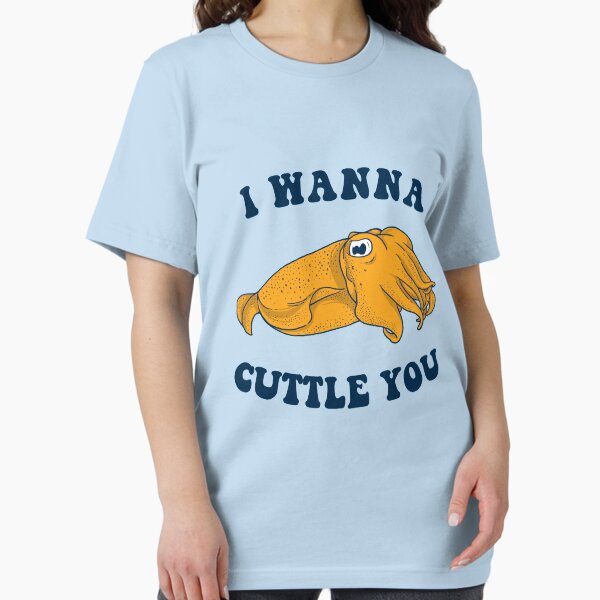 Vista previa del artículo con la obra «Yo te quiero Cuttle», diseñado y vendido por Yipptee Shirts.
