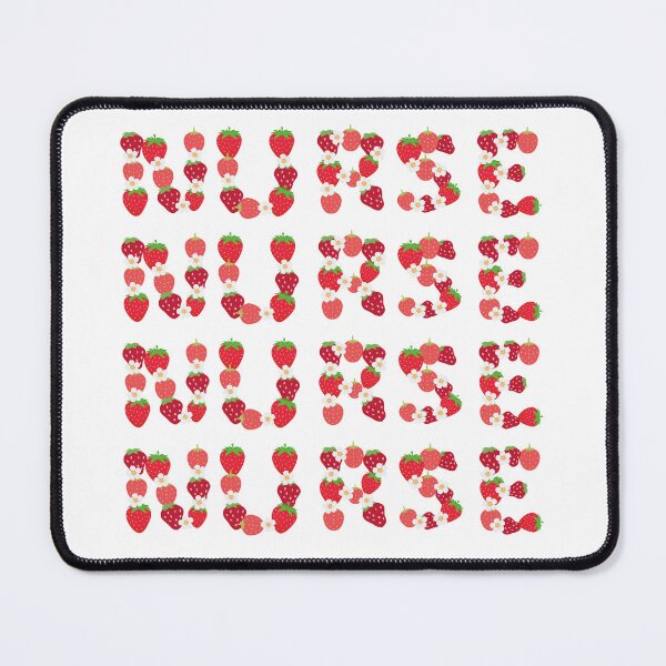 Item preview, Nurse Strawberry Letters designed and sold by AsinusAS.