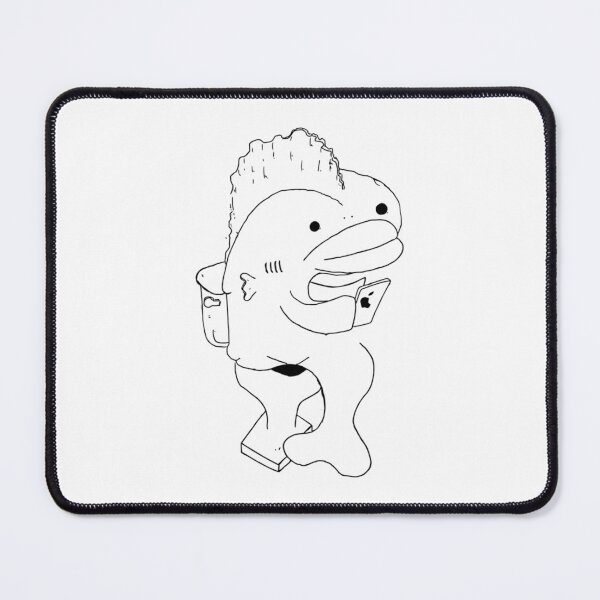 Item preview, Peeing fish on phone   designed and sold by ringeGeek.