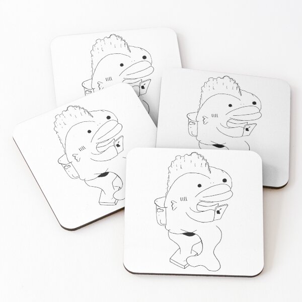 Item preview, Peeing fish on phone   designed and sold by ringeGeek.