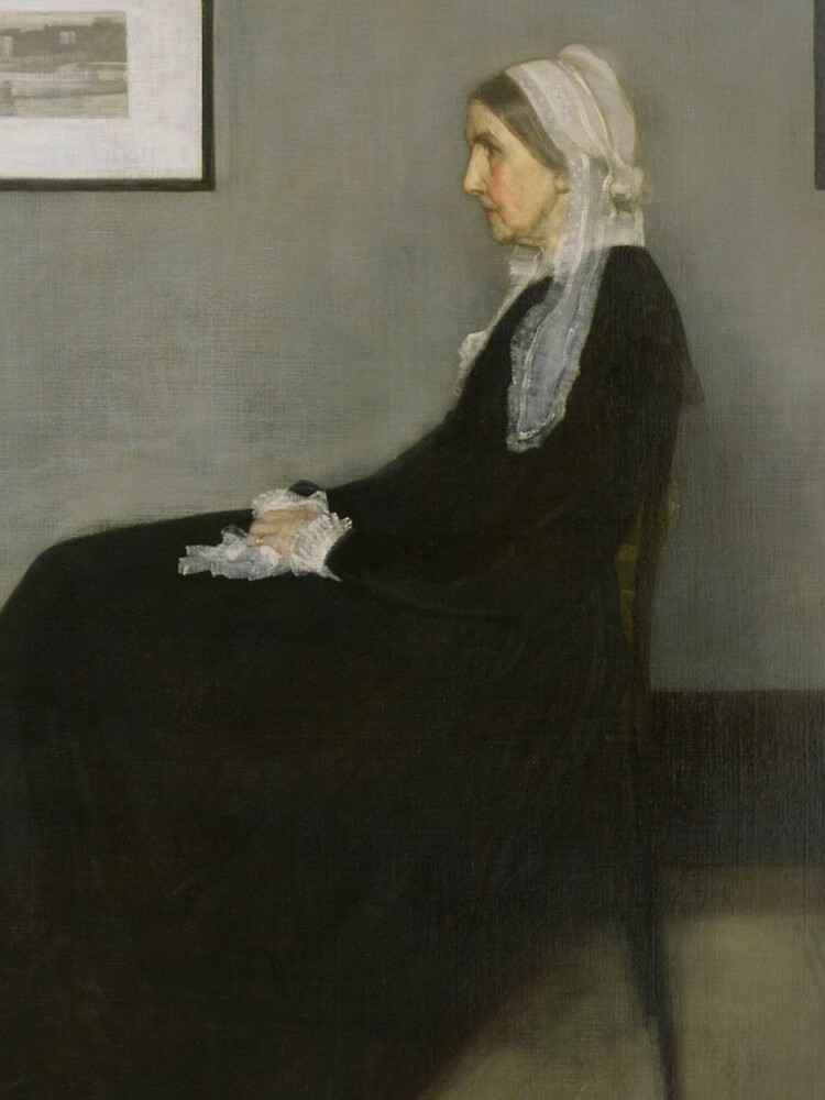 Whistlers Mother Oil Painting by James McNeill Whistler by podartist