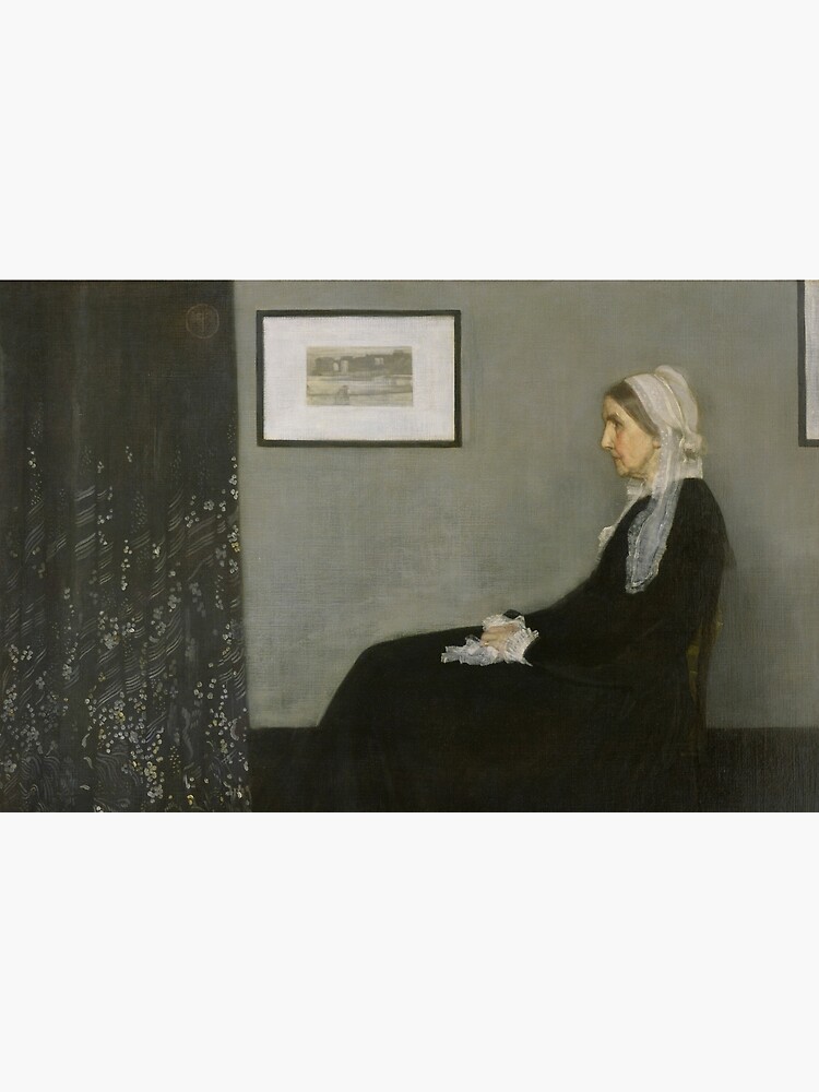 Whistlers Mother Oil Painting by James McNeill Whistler by podartist