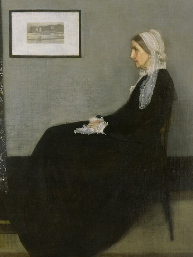 Whistlers Mother Oil Painting by James McNeill Whistler by podartist