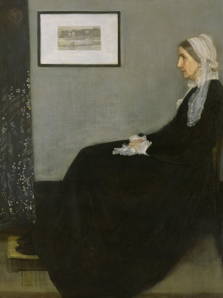 Whistlers Mother Oil Painting by James McNeill Whistler by podartist