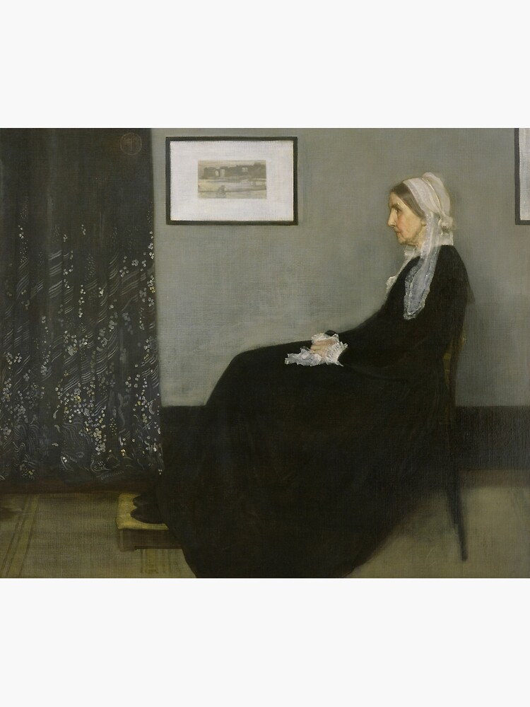 Whistlers Mother Oil Painting by James McNeill Whistler by podartist