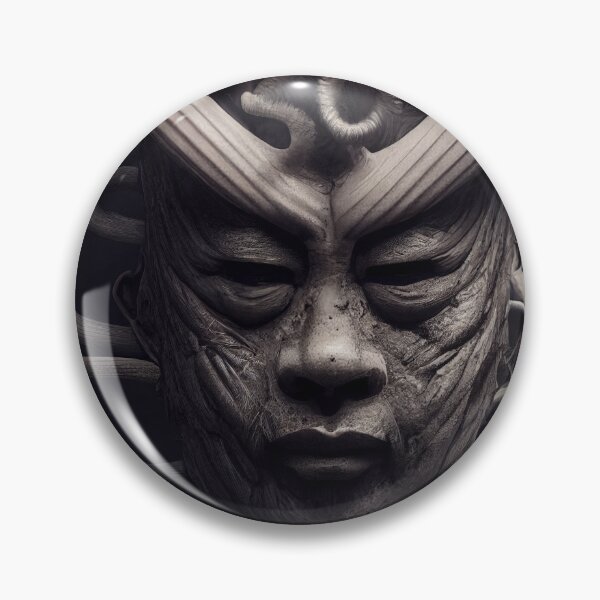 Item preview, HR Giger inspiró 3d Ukiyo-e de Musashi, japonés Budo Samurai designed and sold by ArtificialEye.