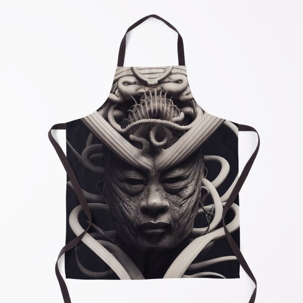 Item preview, HR Giger Inspired 3d Ukiyo-e of Musashi, Japanese Budo Samurai designed and sold by ArtificialEye.